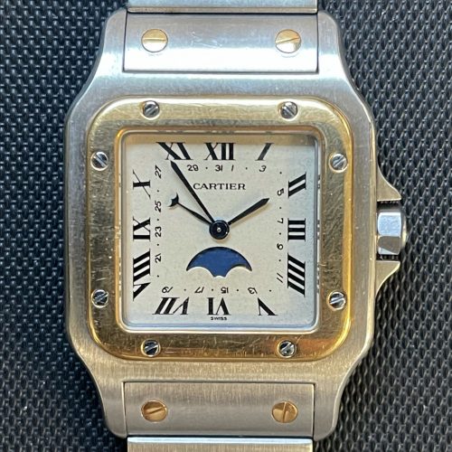カルティエ サントスムーンフェイズ119901|時計専門買取販売【とけい堂 