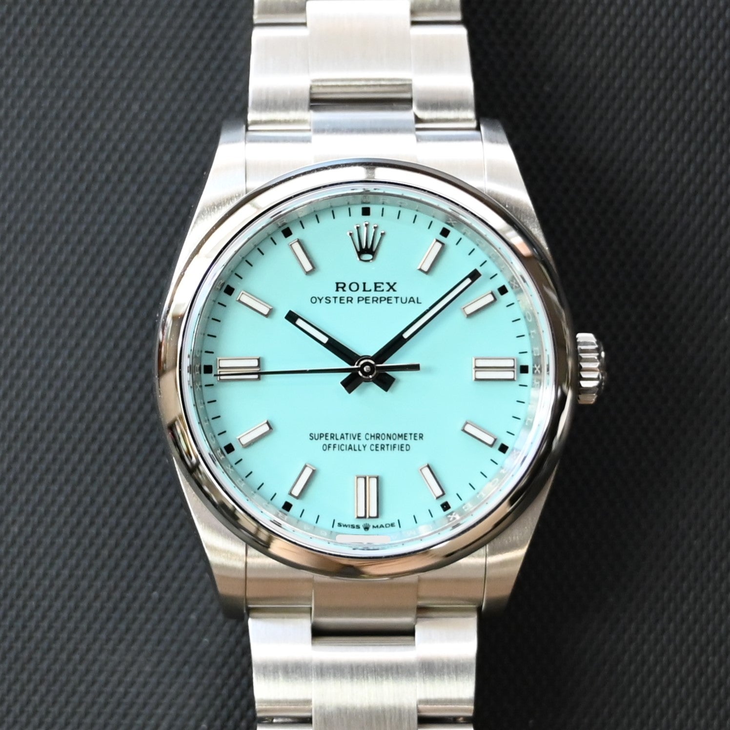 壁掛け ロレックス 希少 ティファニーブルー オイスターパーペチュアル ROLEX】ロレックス オイスターパーペチュアル36 ターコイズ
