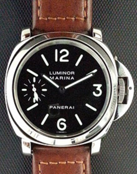 手巻き希少 美品 Officine PANERAI PAM00001ルミノールマリーナ