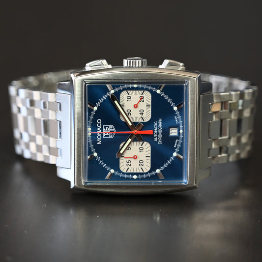 【TAG HEUER Monaco 】タグホイヤーモナコ CW2113.BA0780 中古美品