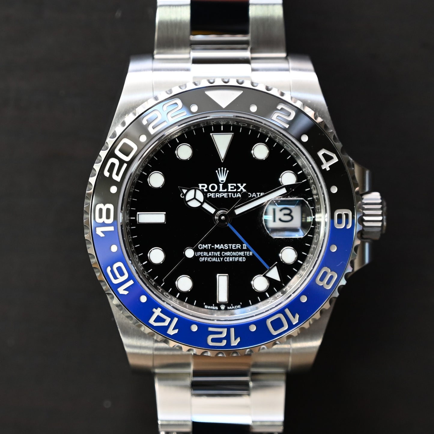 【Rolex】 GMT Master Ⅱ 126710BLNR Oyster