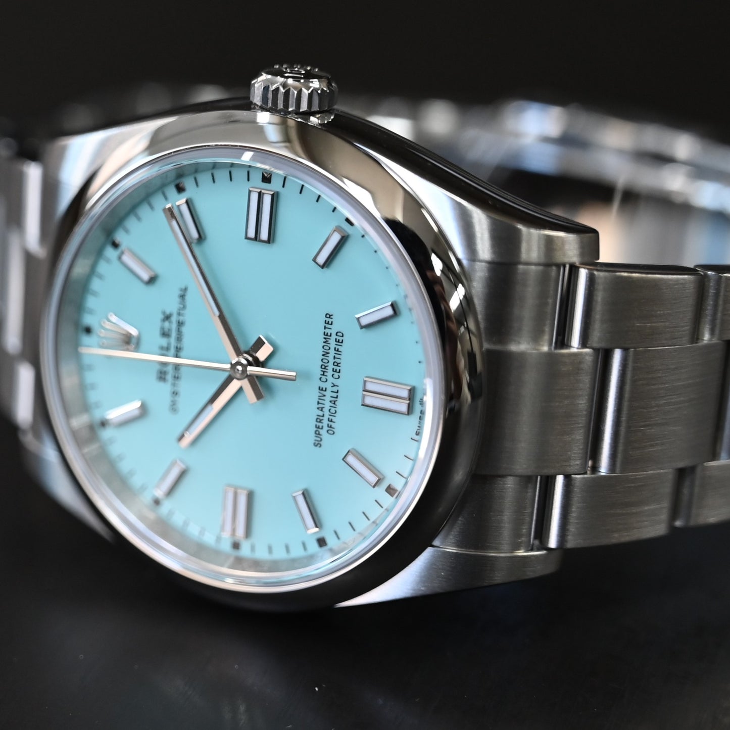 【ROLEX】ロレックス オイスター36㎜ ターコイズブブルー126000