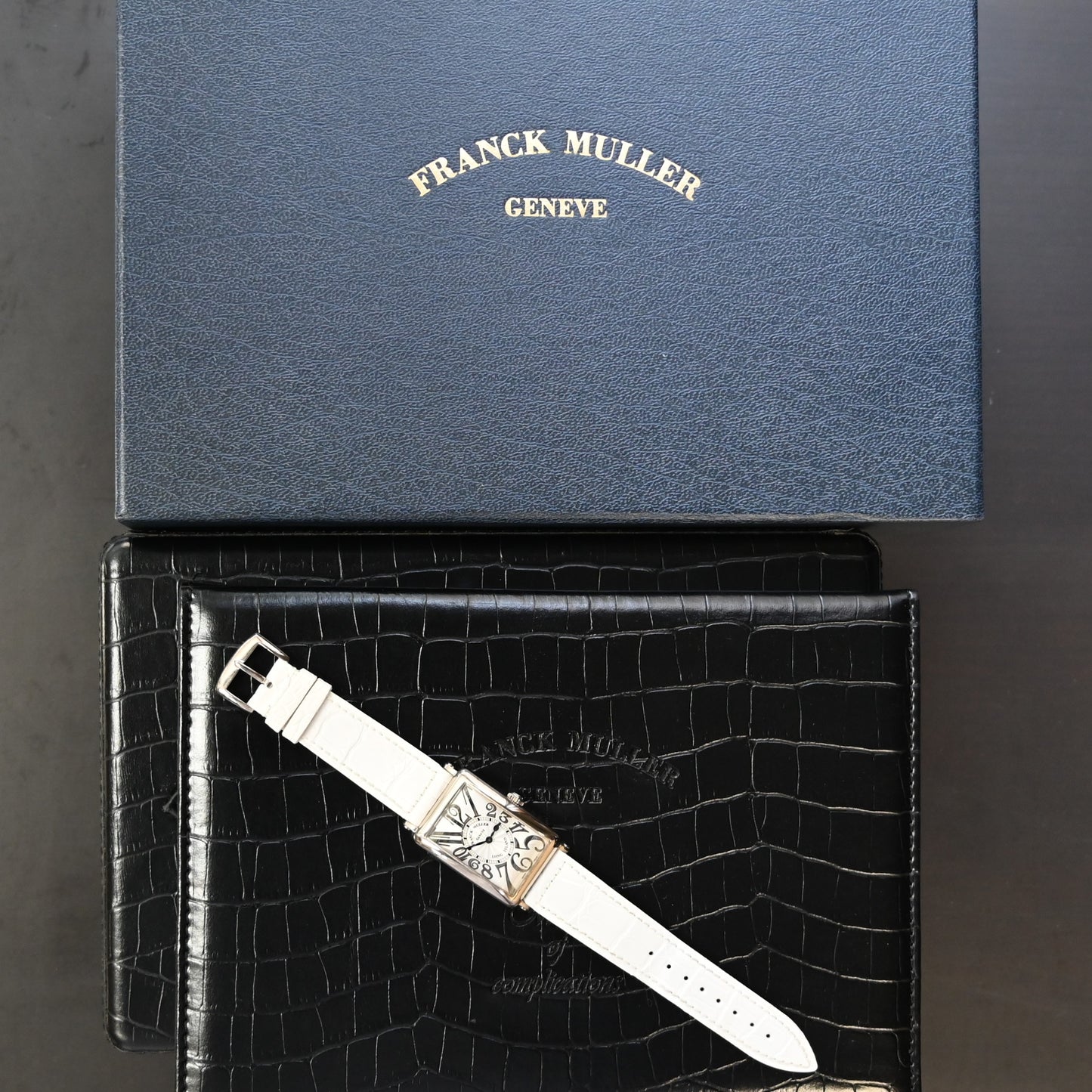 【FRANCK MULLER】フランクミュラーロングアイランドWG ボーイサイズ 952QZ 中古品