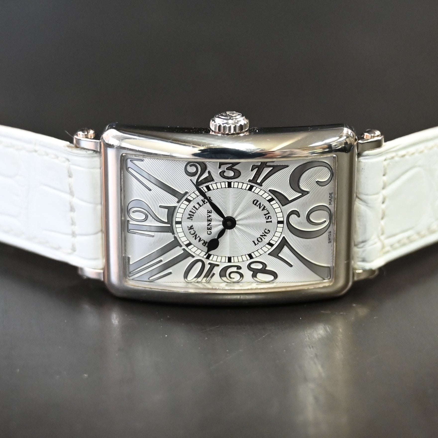 【★新品】101498957★フランクミュラー Franck Muller 替えベルト クロコレザー 黒 ブラック レディース 純正K18PG尾錠付き ラグ幅12mm 未使用 その他