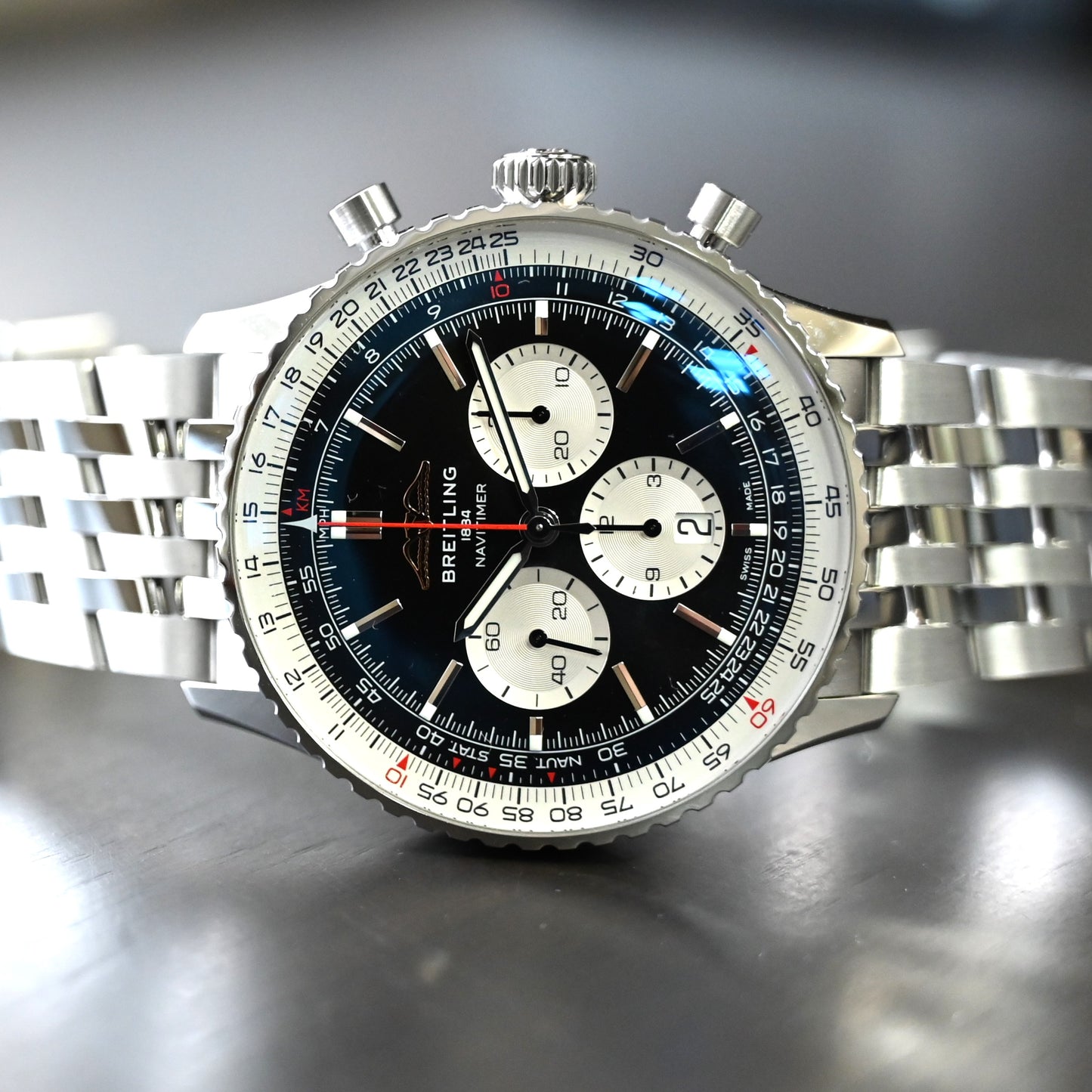 【Breitling】ブライトリング ナビタイマー B01 クロノグラフ 46 AB0137 中古美品