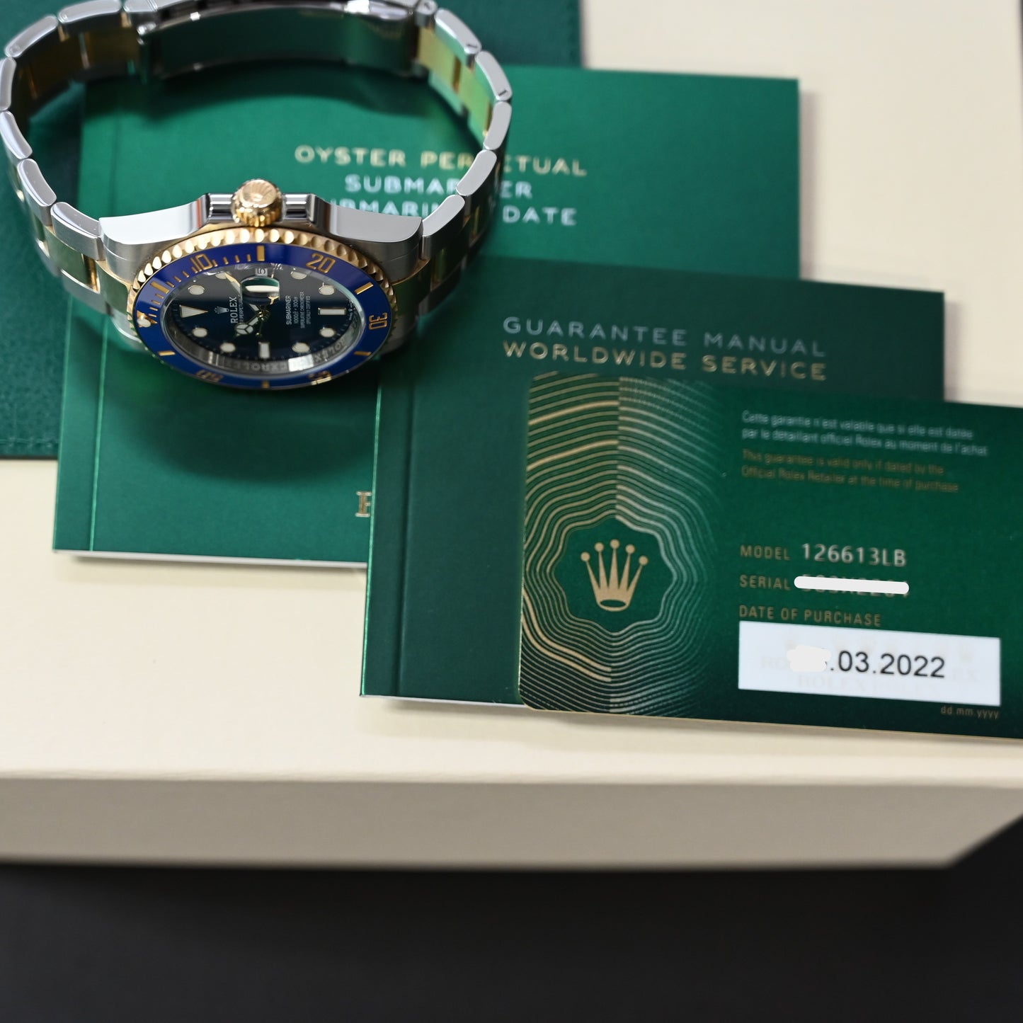 【ROLEX】ロレックス サブマリーナ 126613LB 未使用