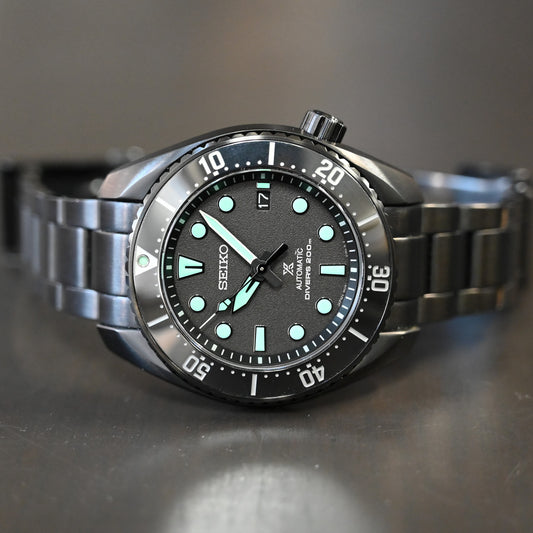 【SEIKO】セイコープロスペックス The Black Series 世界限定モデル SBDC193 極美品