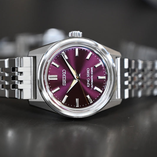 【KING SEIKO】キングセイコー SDKS031 バーガンディ文字盤 未使用品