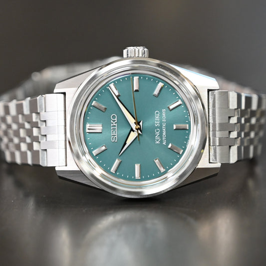 【KING SEIKO】キングセイコーSDKS029 アイビーグリーン文字盤 中古極美品 2024年9月保証書