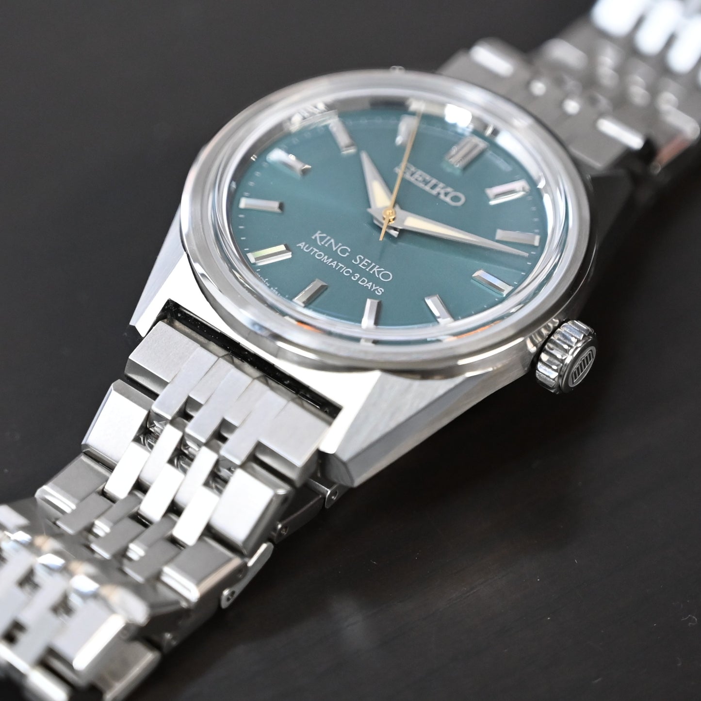 【KING SEIKO】キングセイコーSDKS029 アイビーグリーン文字盤 未使用レベル 2025年3月保証書