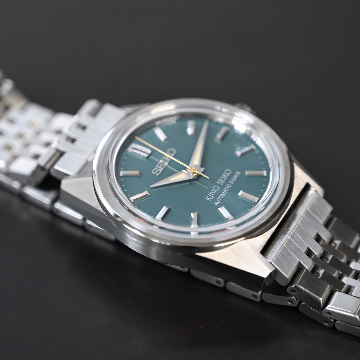 【KING SEIKO】キングセイコーSDKS029 アイビーグリーン文字盤 未使用レベル 2025年3月保証書
