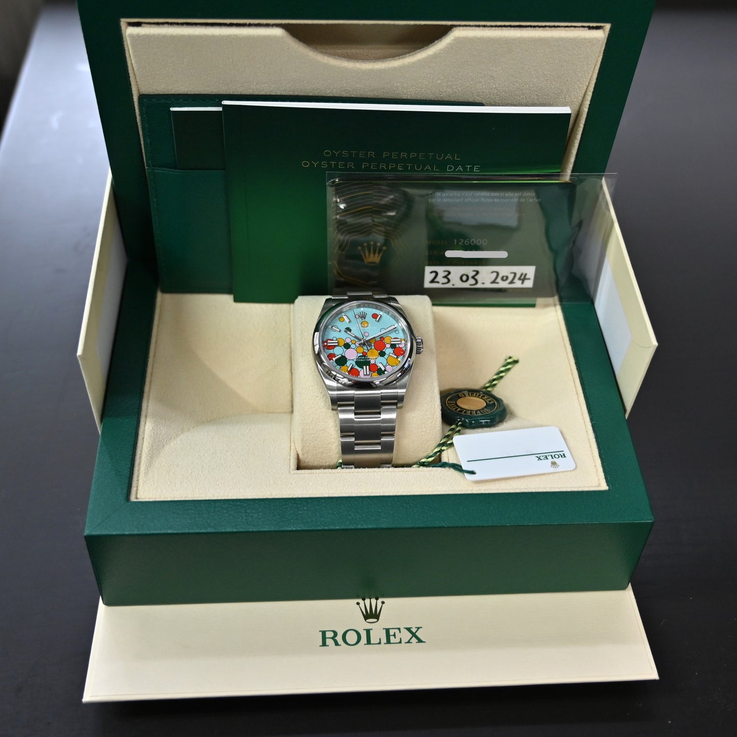 【ROLEX】ロレックス オイスター36㎜ セレブレーションダイヤル 126000