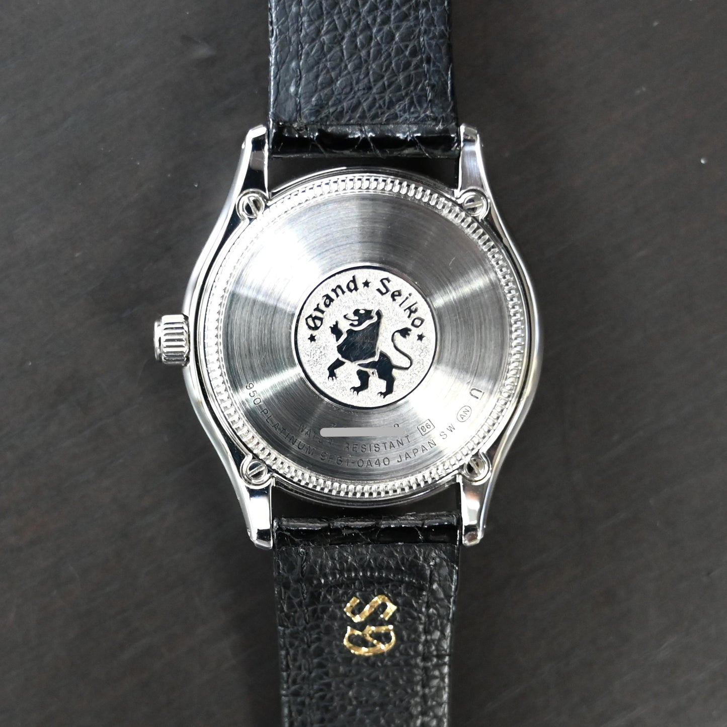 【GRAND SEIKO】 グランドセイコー9FクオーツPTケース 型番 SBGX017 中古美品