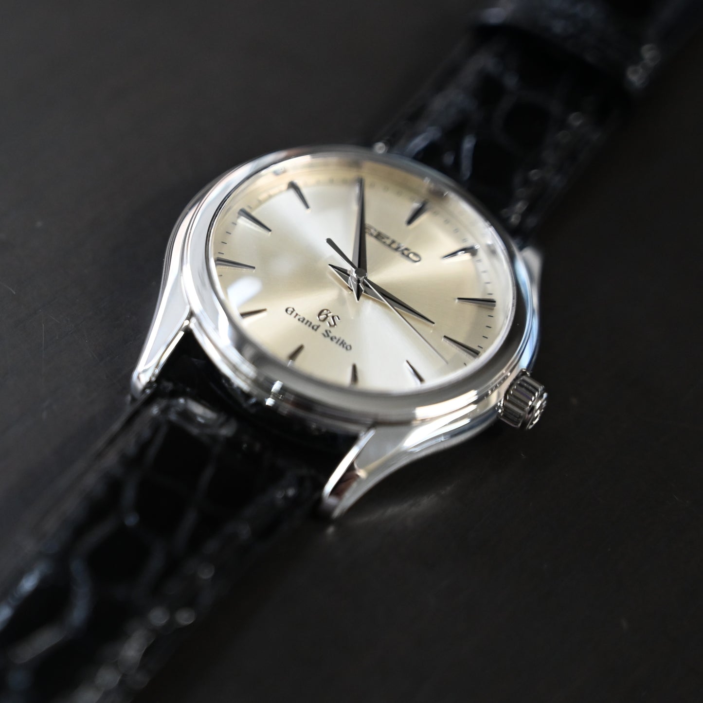 【GRAND SEIKO】 グランドセイコー9FクオーツPTケース 型番 SBGX017 中古美品