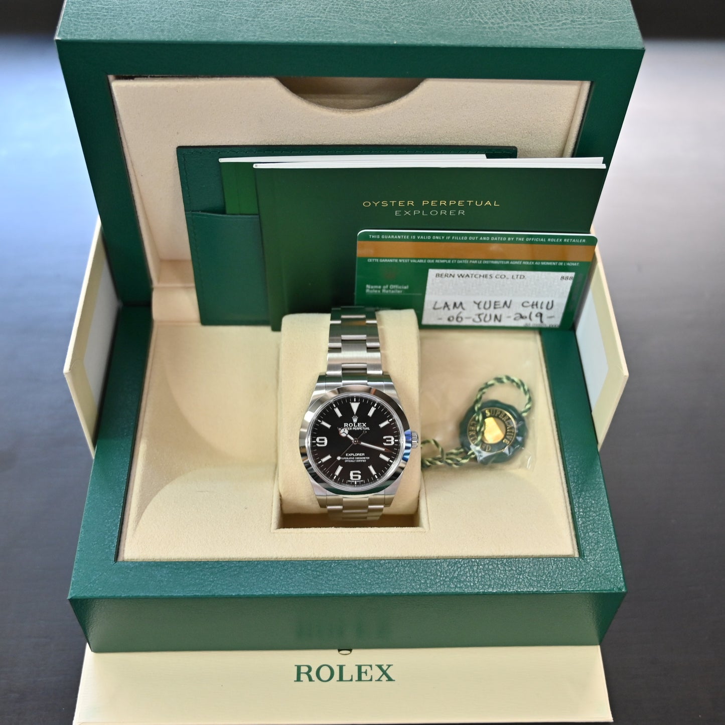 【ROLEX】ロレックス エクスプローラー 212470 最終後期モデル 未使用 2019年6月