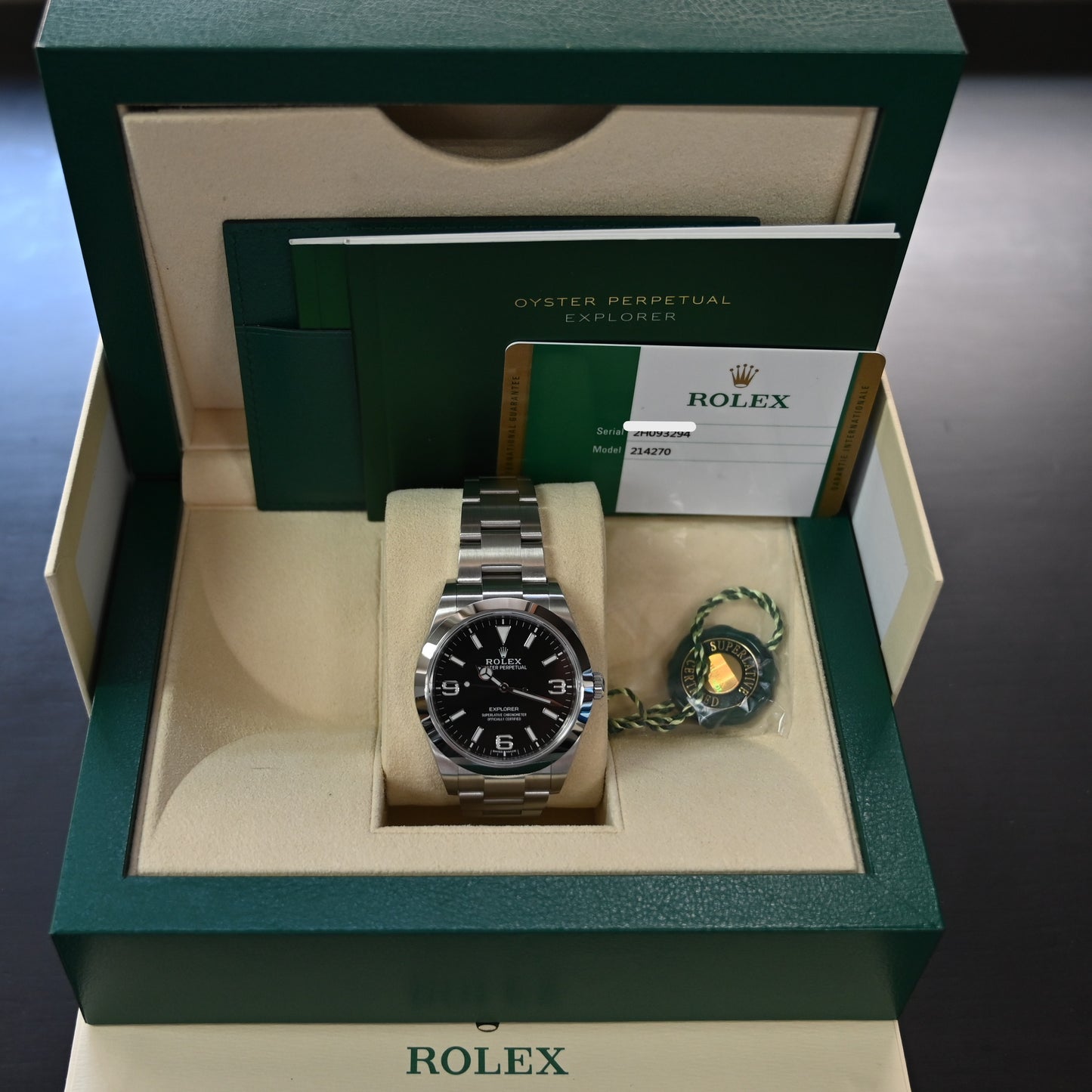 【ROLEX】ロレックス エクスプローラー 212470 最終後期モデル 未使用 2019年6月