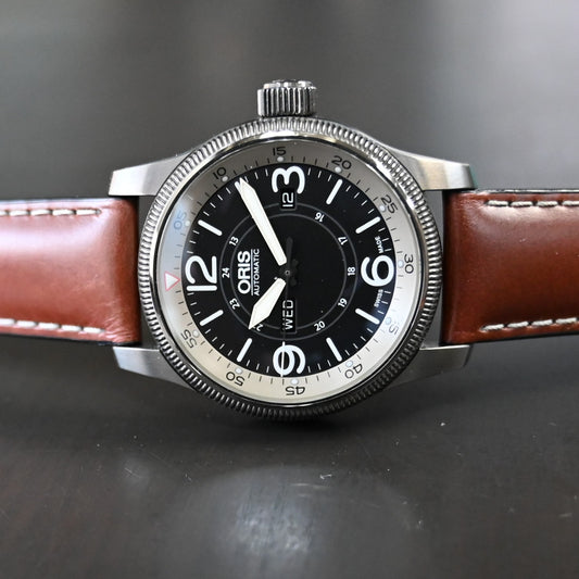 【ORIS】 オリス ビッグクラウン デイデイト 735 7660 4264-07 5 22 75