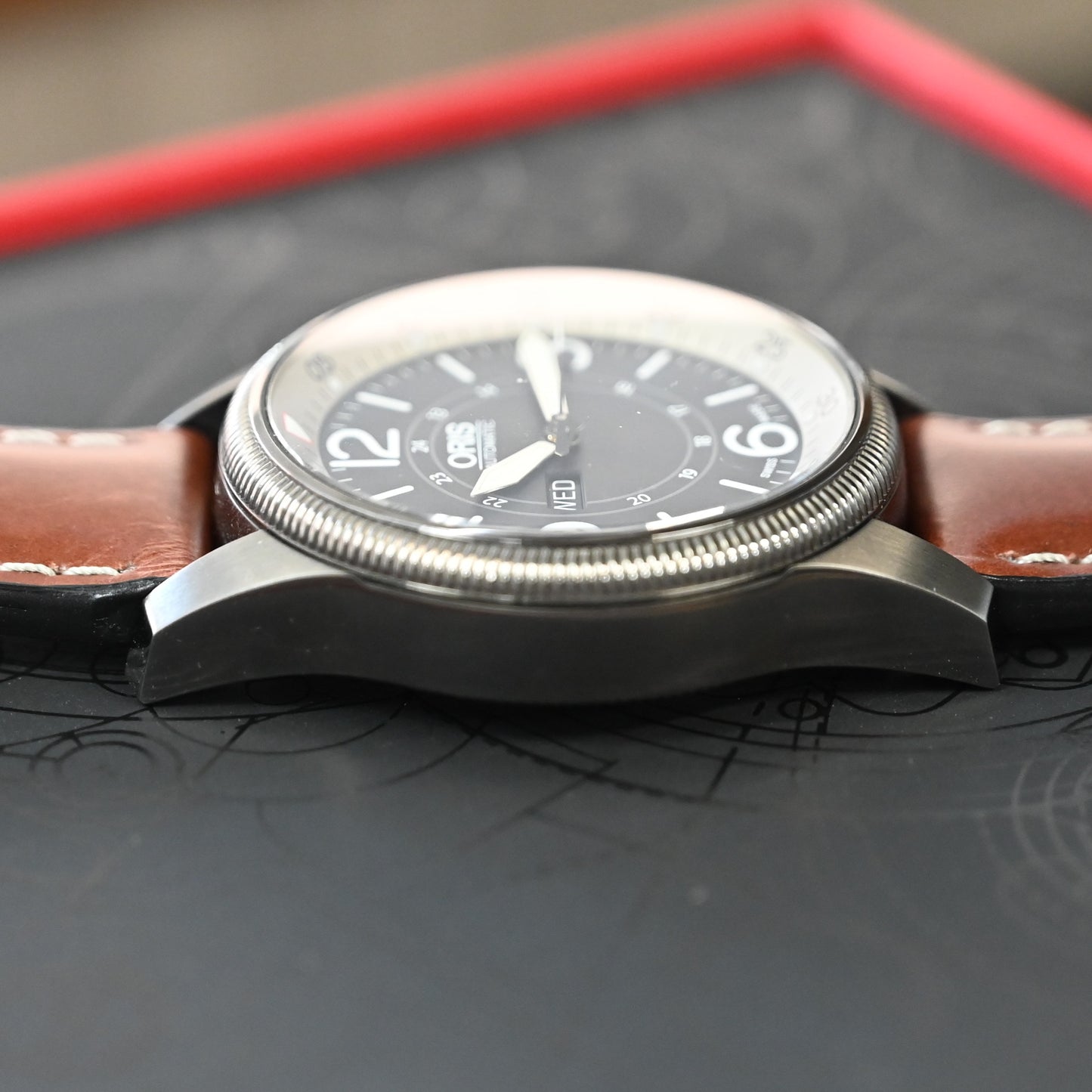 【ORIS】 オリス ビッグクラウン デイデイト 735 7660 4264-07 5 22 75