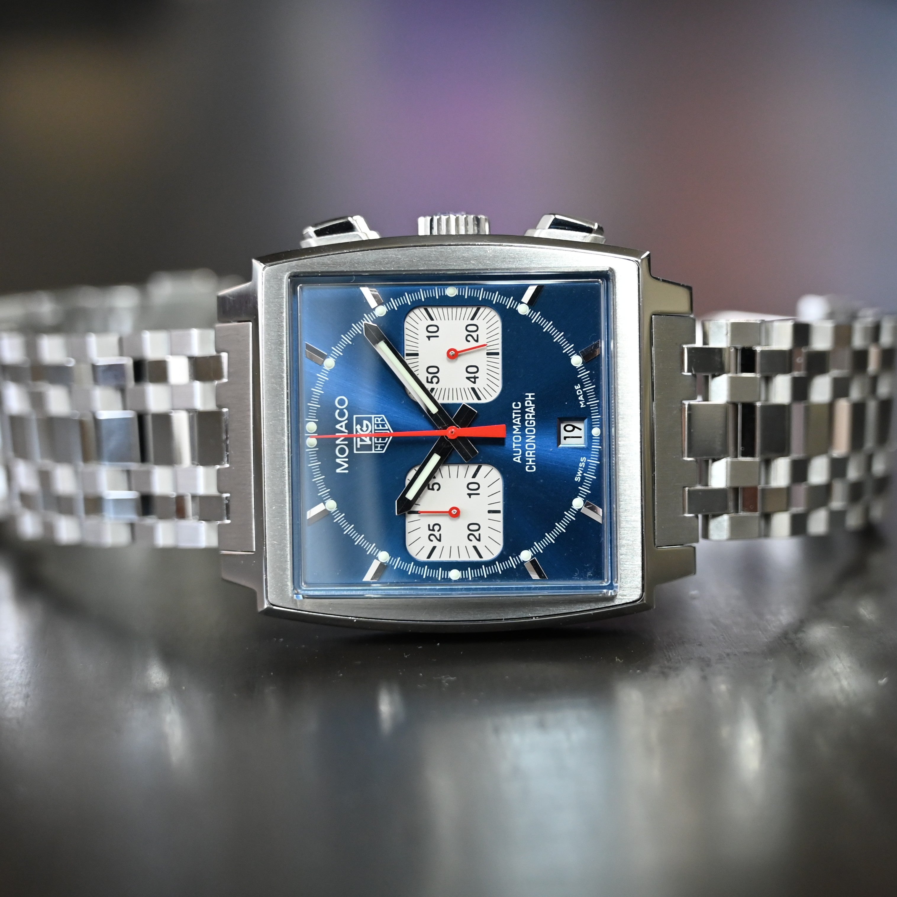 TAG HEUER Monaco 】タグホイヤーモナコ CW2113.BA0780 中古美品