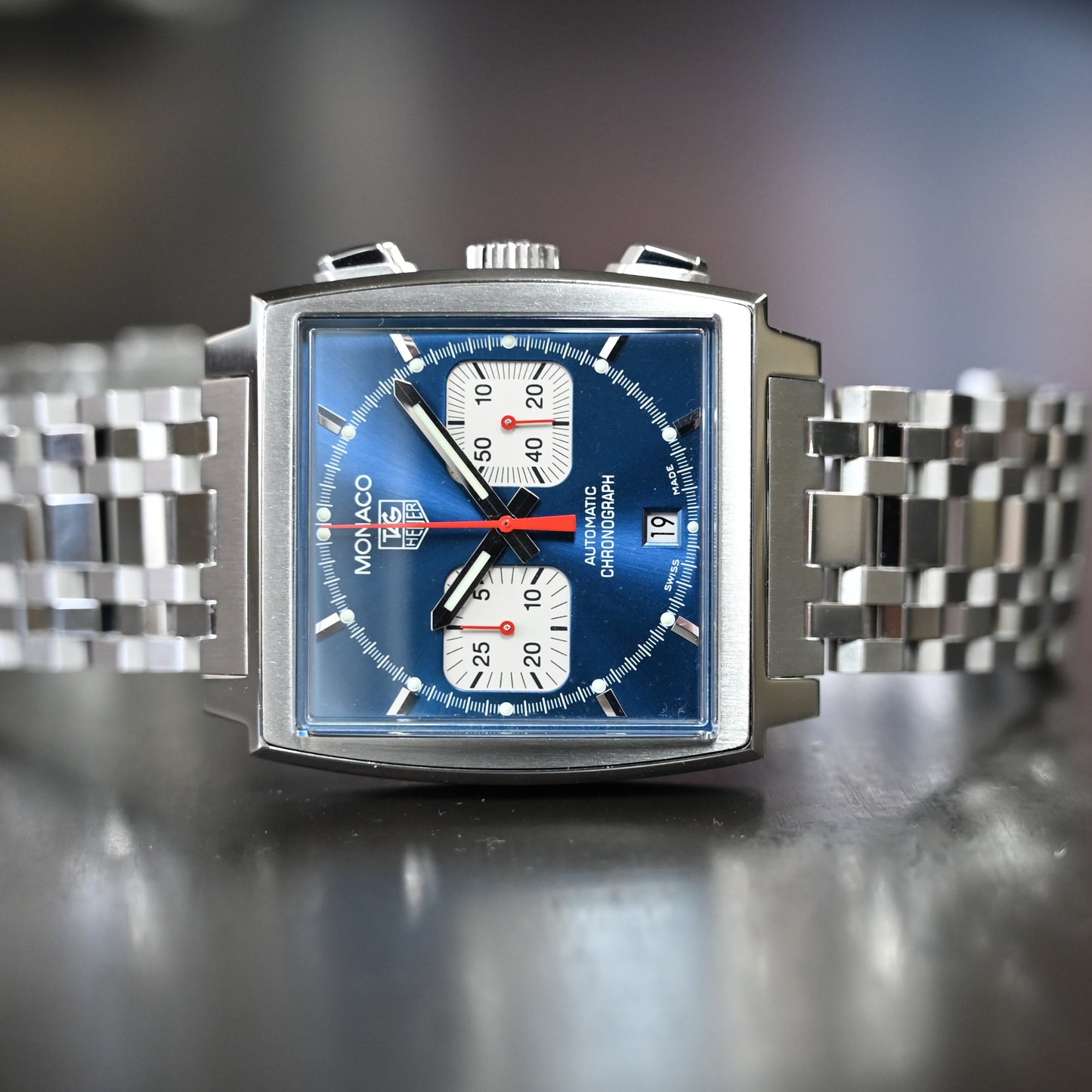 【TAG HEUER Monaco 】タグホイヤーモナコ CW2113.BA0780 中古美品