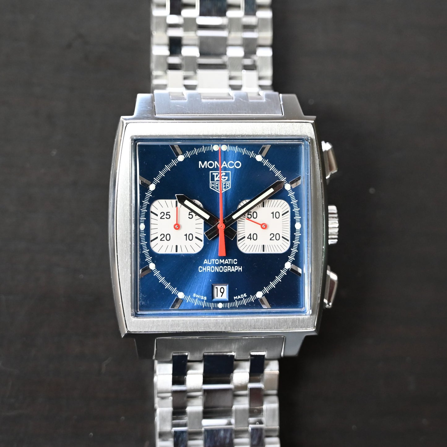 【TAG HEUER Monaco 】タグホイヤーモナコ CW2113.BA0780 中古美品