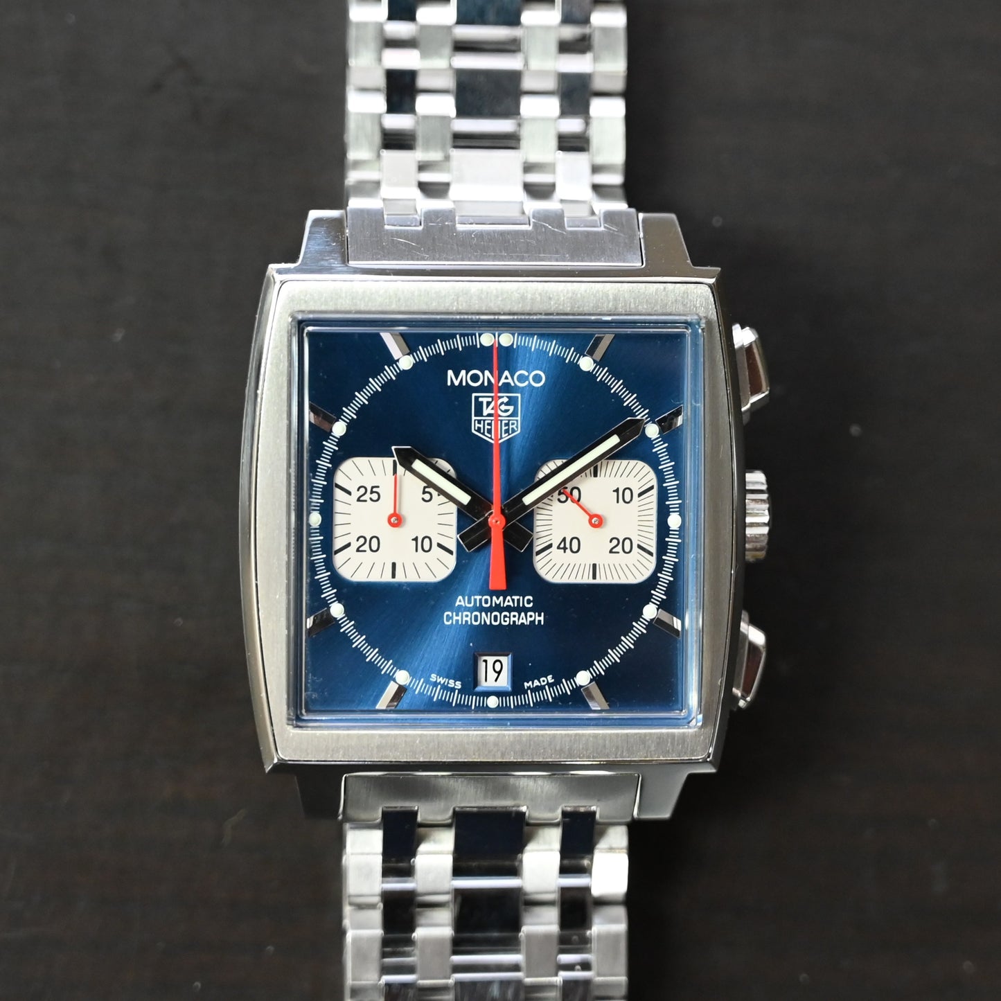 【TAG HEUER Monaco 】タグホイヤーモナコ CW2113.BA0780 中古美品