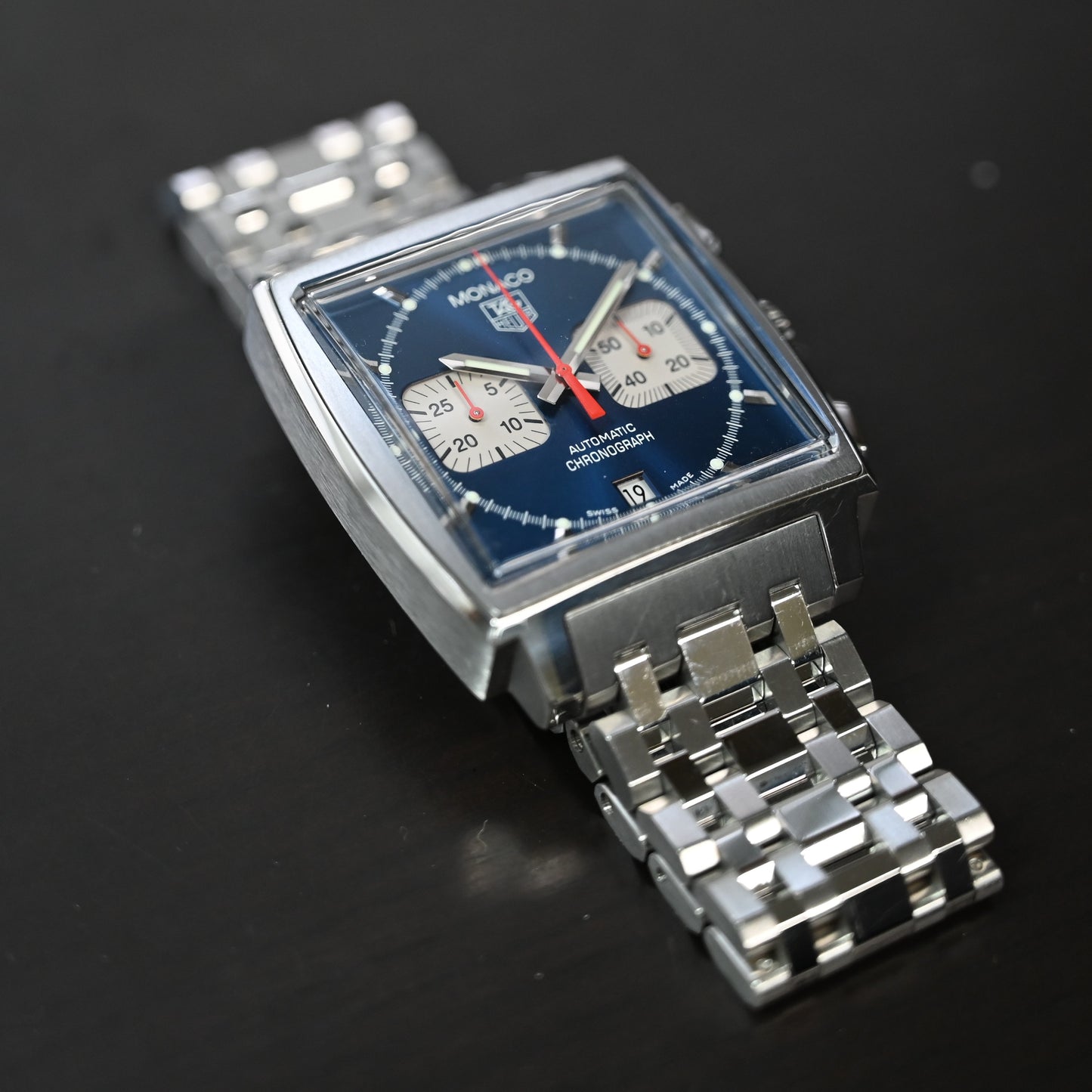 【TAG HEUER Monaco 】タグホイヤーモナコ CW2113.BA0780 中古美品