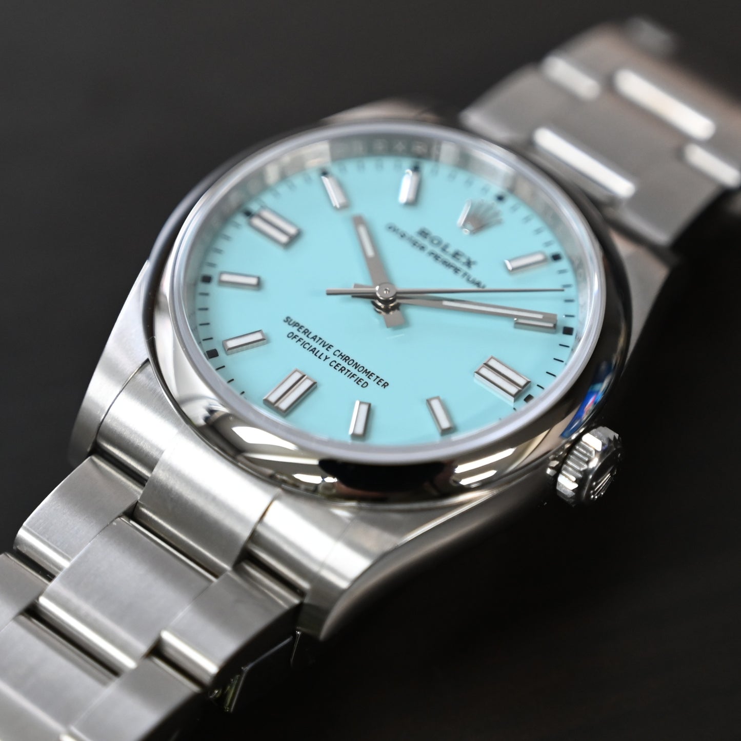 【ROLEX】ロレックス オイスター36㎜ ターコイズブブルー126000