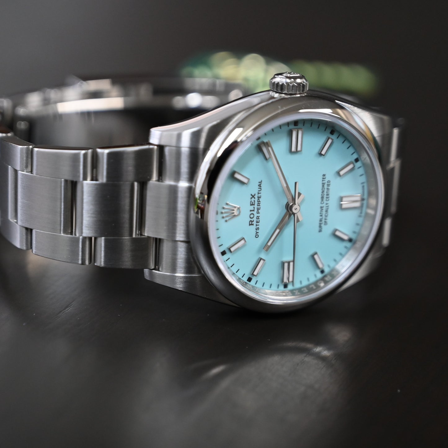 【ROLEX】ロレックス オイスター36㎜ ターコイズブブルー126000