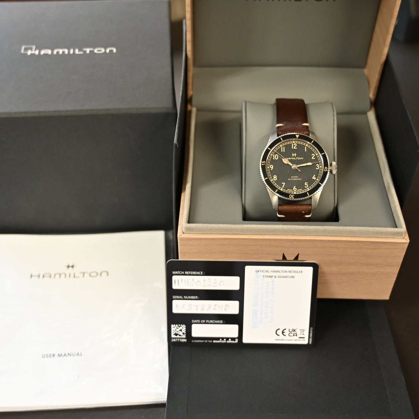 【HAMILTON】ハミルトン カーキ アビエーション Pilot Pioneer 自動巻き | 38mm | H76205530 中古美品