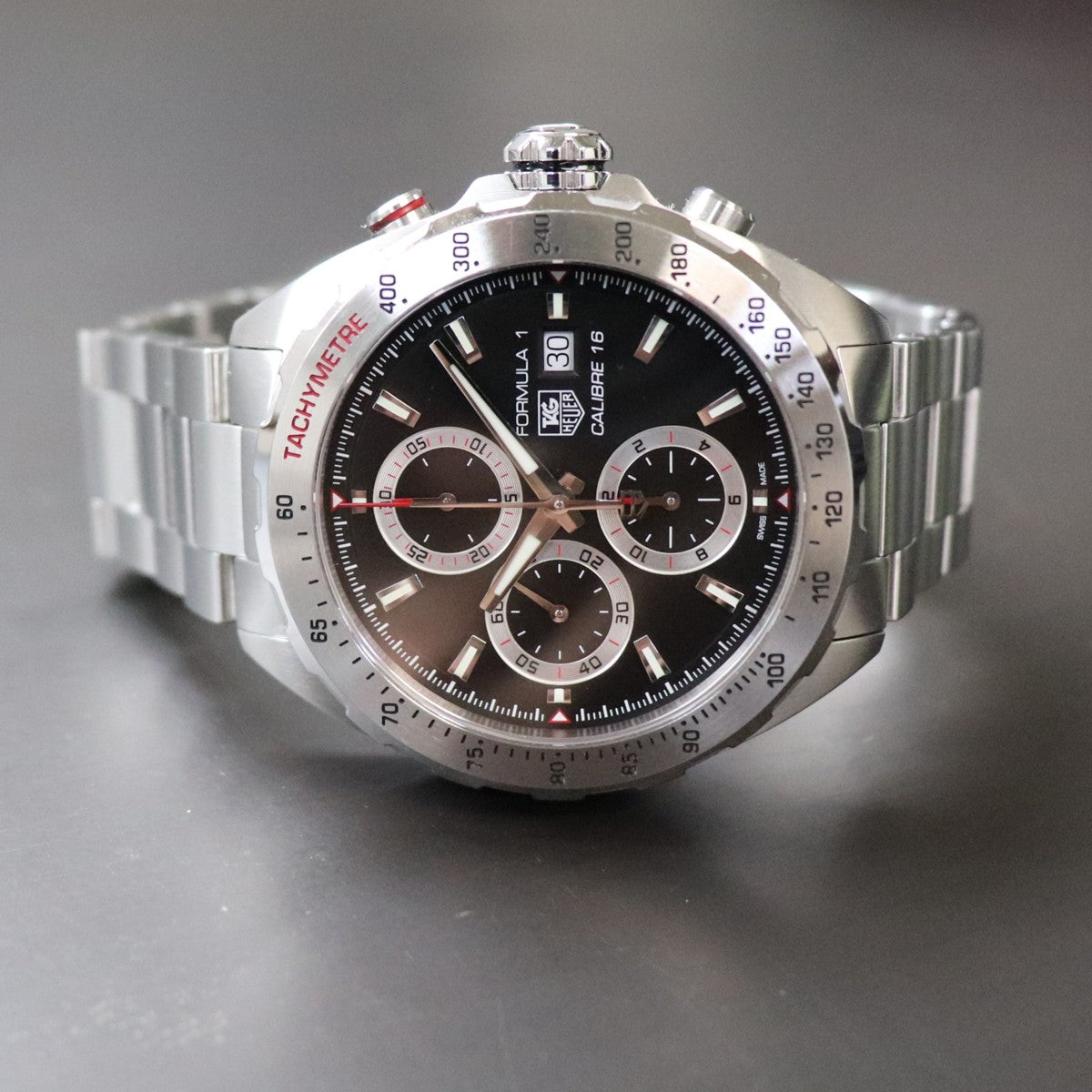 タグホイヤー フォーミュラ1キャリバー16クロノ自動巻き TAG HEUER CAZ2010.BA0876 中古美品