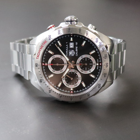 タグホイヤー フォーミュラ1キャリバー16クロノ自動巻き TAG HEUER CAZ2010.BA0876 中古美品