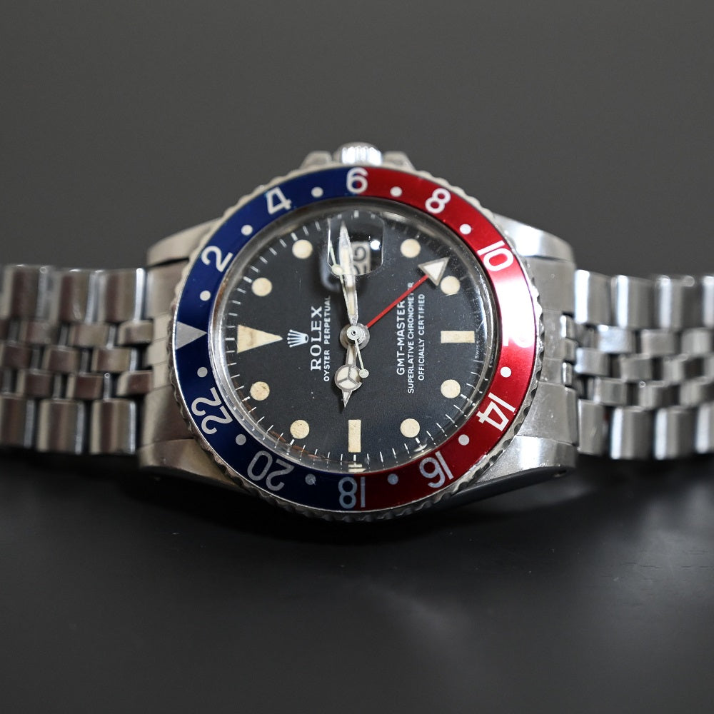 ロレックス【Rolex GMT Master】GMTマスター 1675 Long E 中古