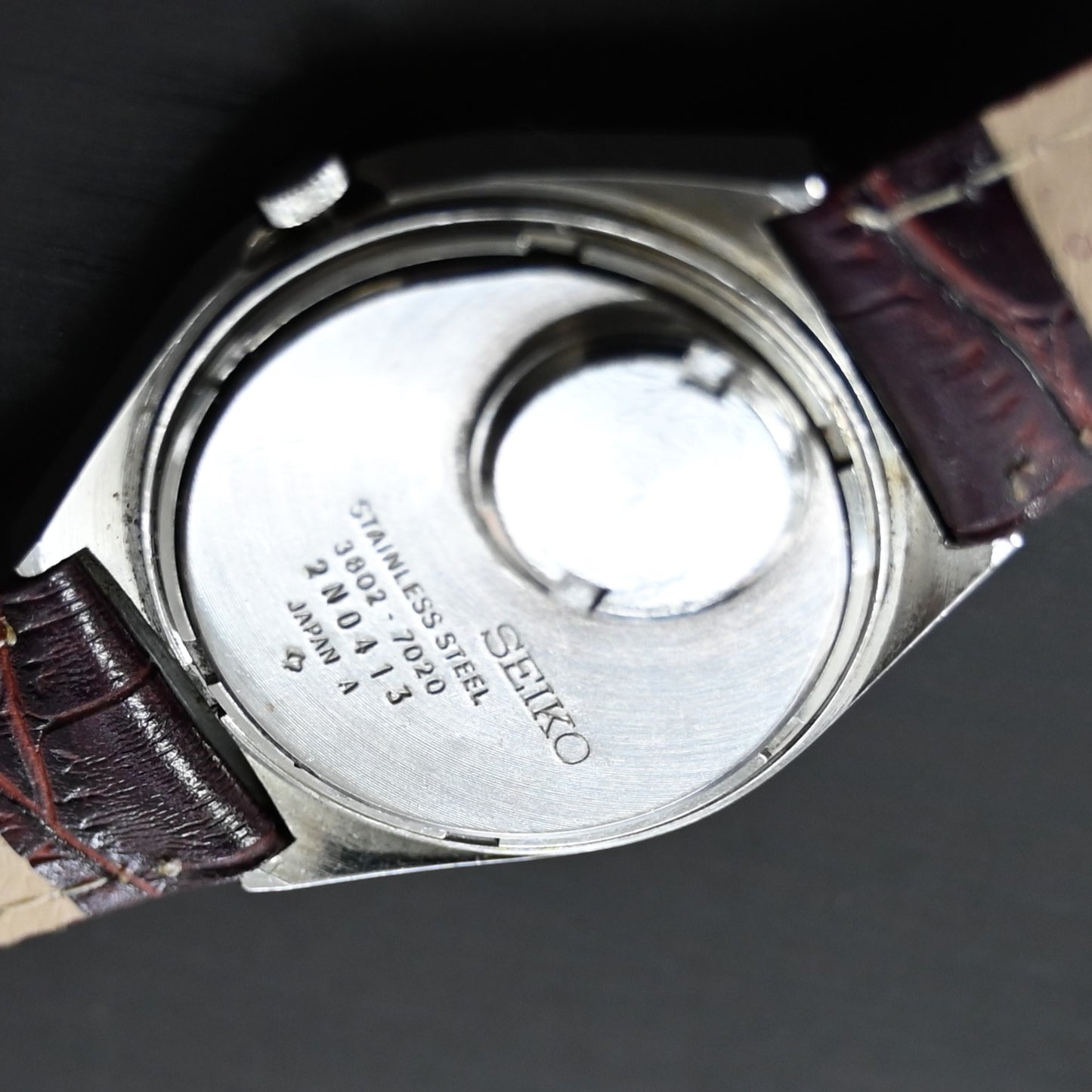 セイコー【SEIKO】3802-7020 クオーツ QZ 1972年製 中古