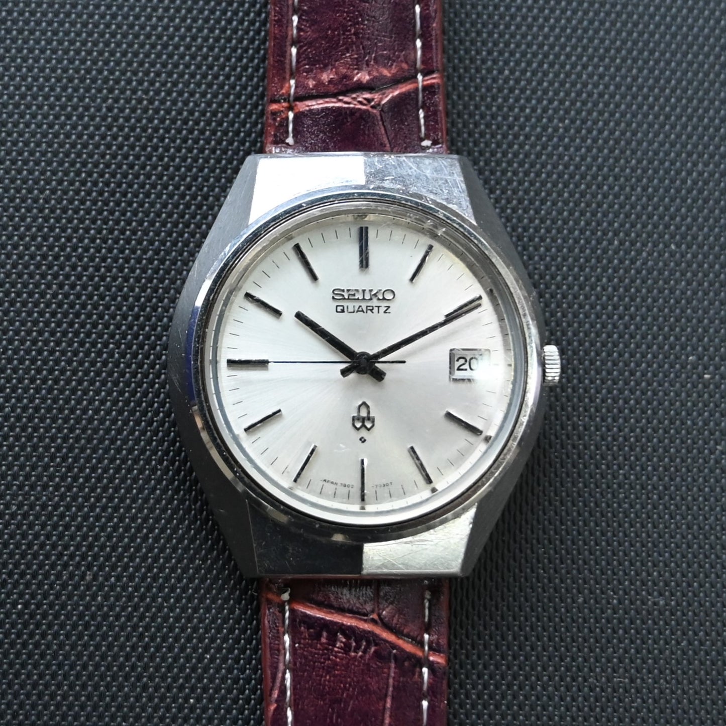 セイコー【SEIKO】3802-7020 クオーツ QZ 1972年製 中古