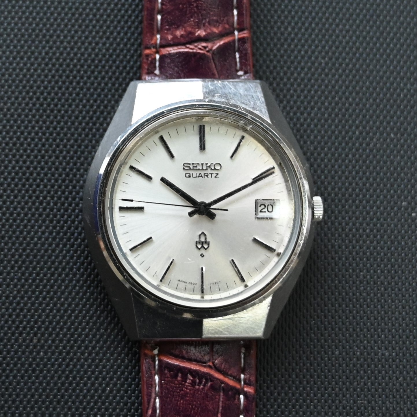 セイコー【SEIKO】3802-7020 クオーツ QZ 1972年製 中古