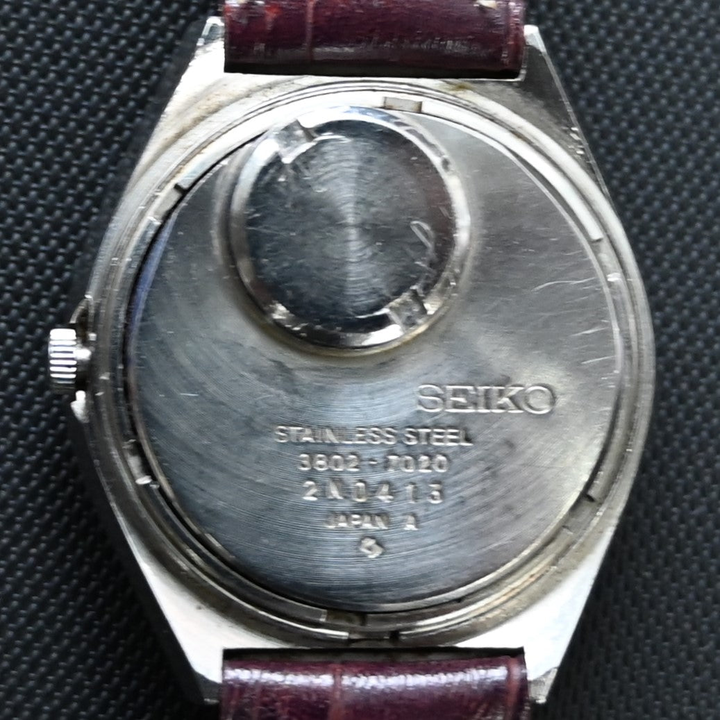 セイコー【SEIKO】3802-7020 クオーツ QZ 1972年製 中古