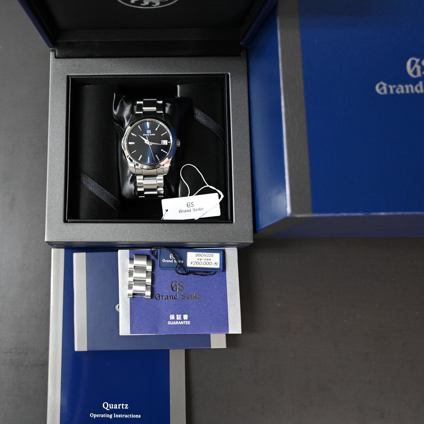 グランドセイコー【Grand Seiko 】9Fクオーツ SBGV225 中古美品