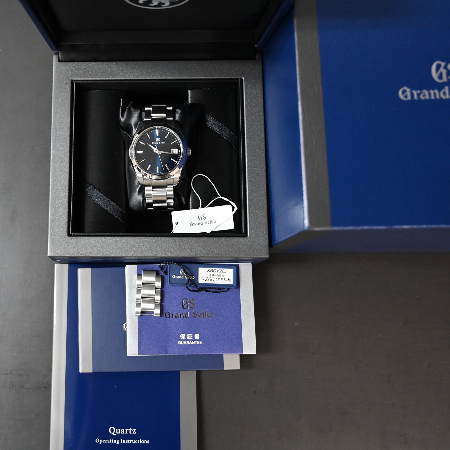 グランドセイコー【Grand Seiko 】9Fクオーツ　SBGV225 中古美品