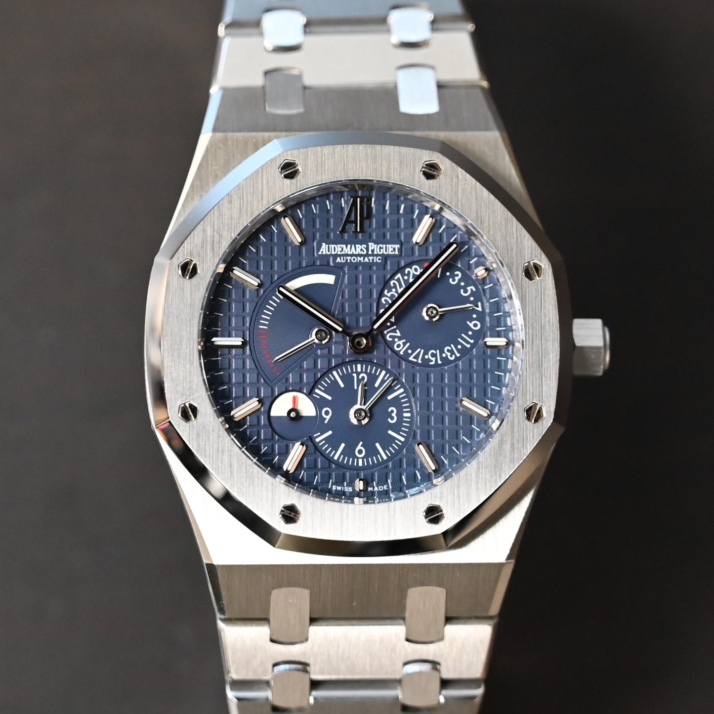 オーデマピゲ ロイヤルオーク デュアルタイム【AUDEMARS PIGUET】 26120ST.OO.1220ST.02 中古美品