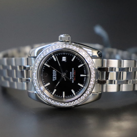 チューダー【TUDOR 】クラシック コレクション レディース 28㎜ 型番22020 ダイヤベゼル未使用