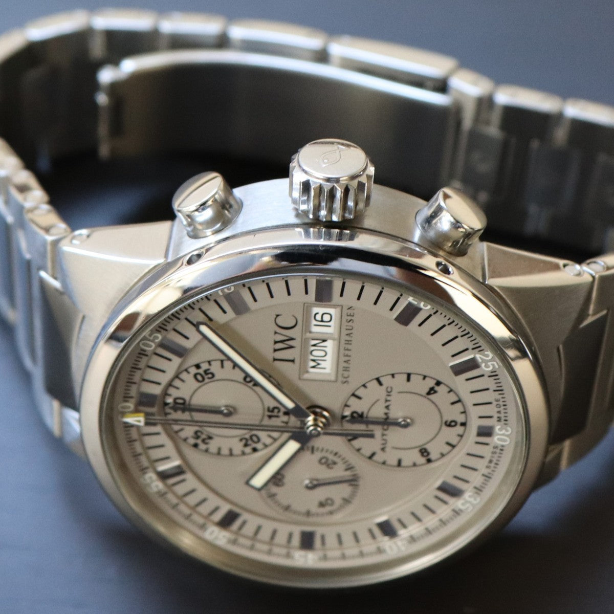 IWC GST クロノグラフ ラトラパンテ IW371508 中古美品