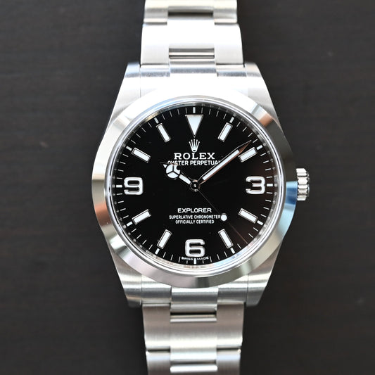 【ROLEX】エクスプローラー214270　後期モデル　未使用品　買取