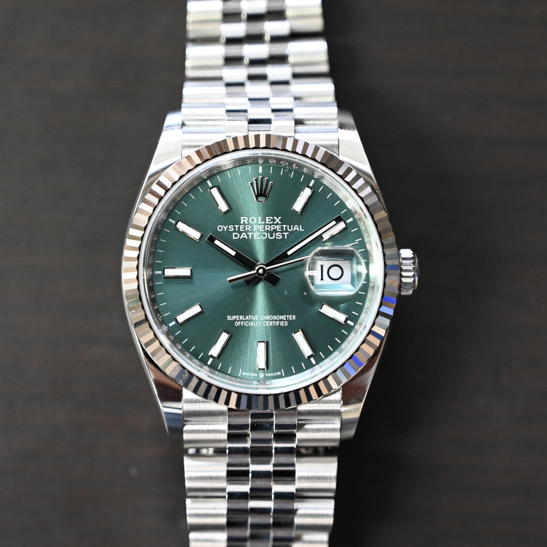 【ROLEX】ロレックス　デイトジャスト　126234　ミントグリーン 未使用品買取