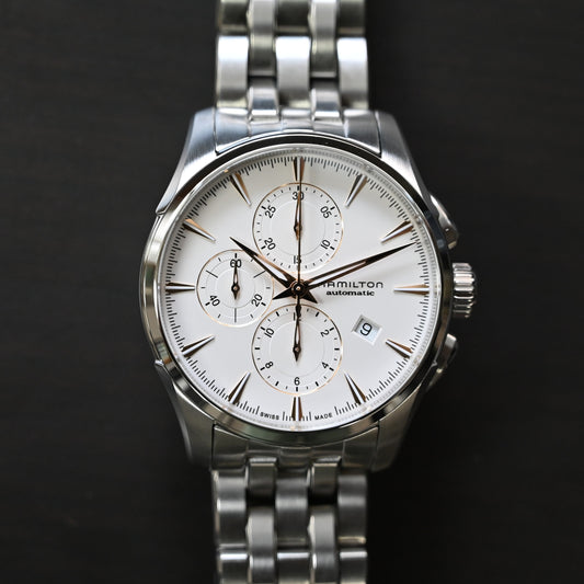 【HAMILTON】ハミルトン　ジャズマスター Maestro Auto Chrono　 H32586111　未使用品買取