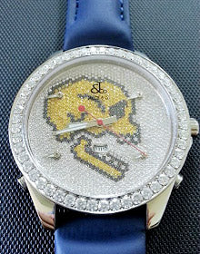 ジェイコブ　5タイムゾーン　スカル　47MM