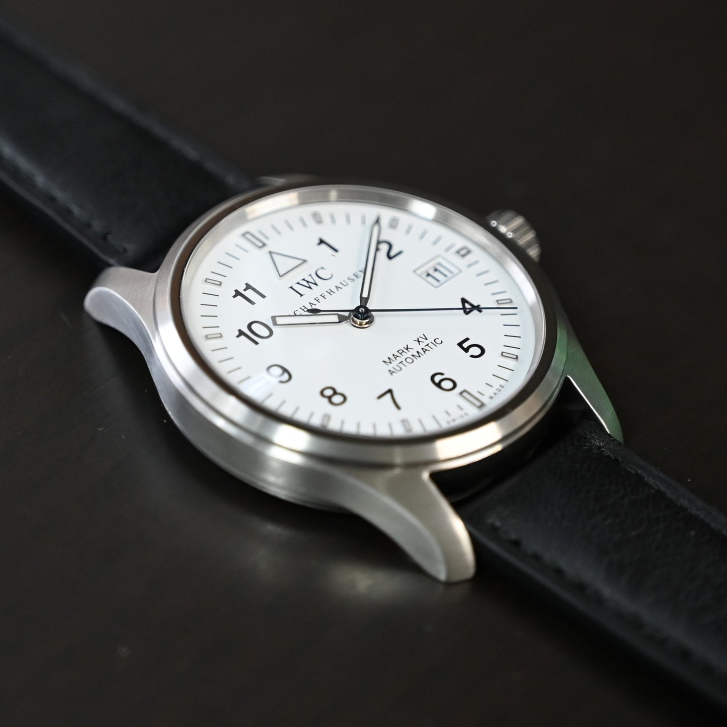 【IWC】マーク15 ストラップ　白文字盤　IW3253 中古美品