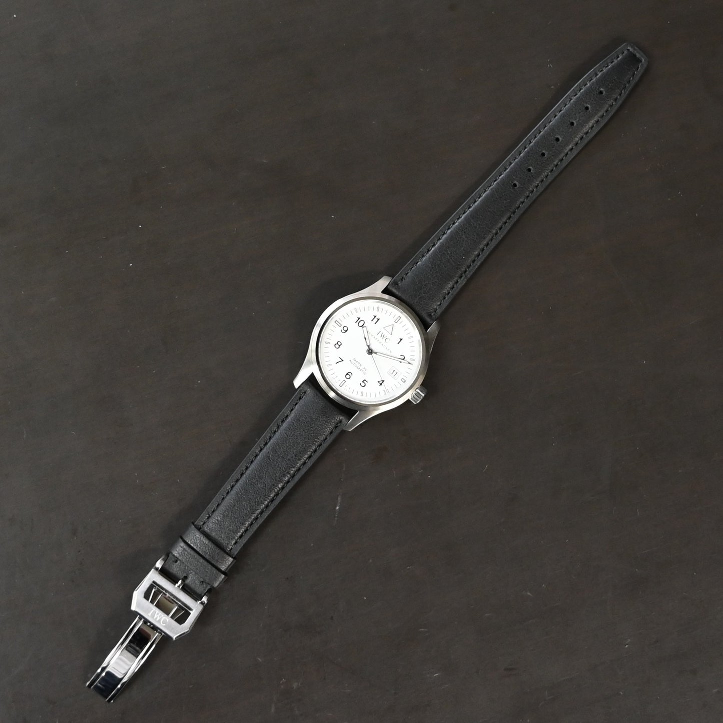 【IWC】マーク15 ストラップ　白文字盤　IW3253 中古美品