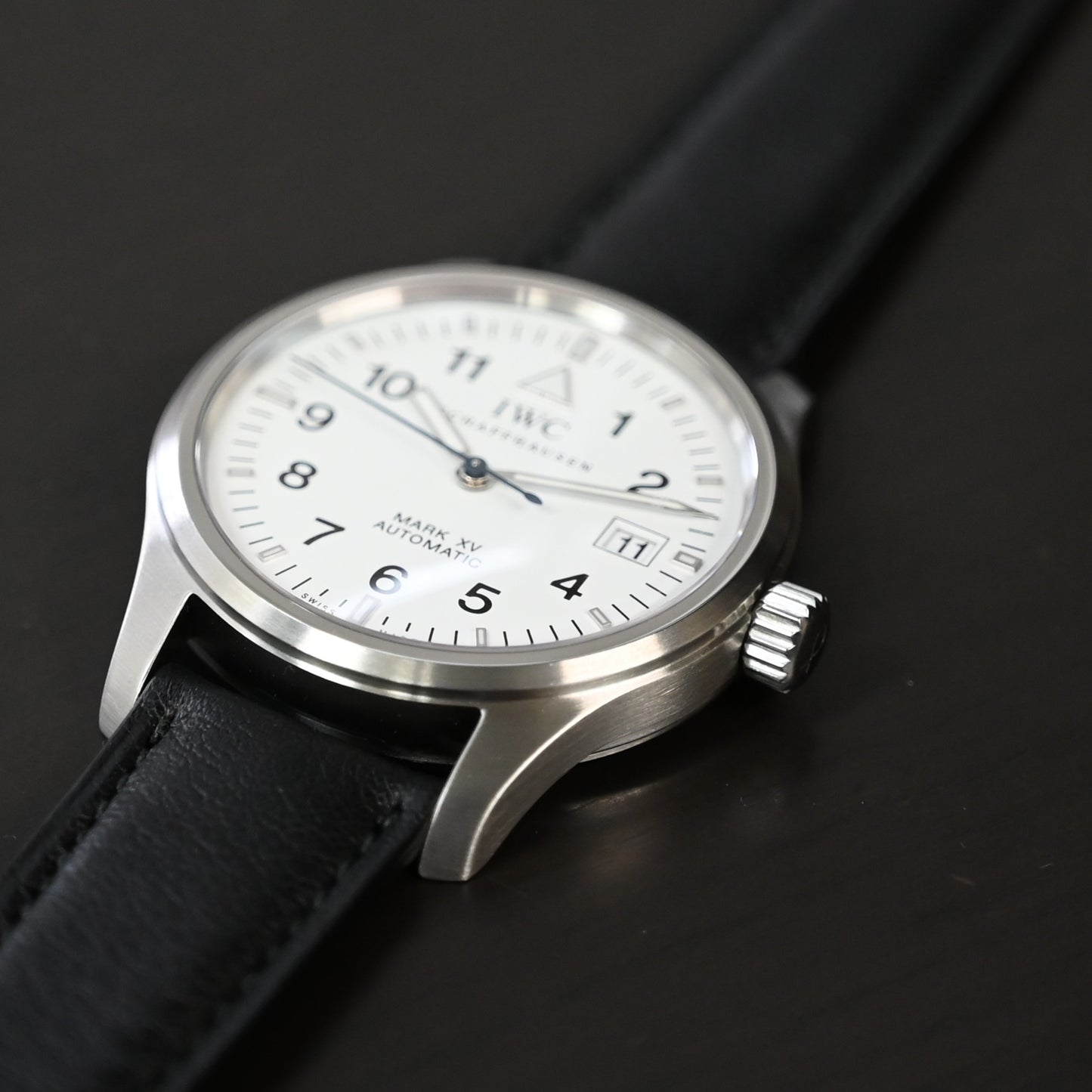 【IWC】マーク15 ストラップ　白文字盤　IW3253 中古美品