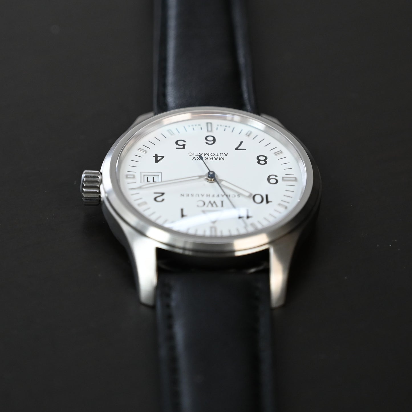 【IWC】マーク15 ストラップ　白文字盤　IW3253 中古美品